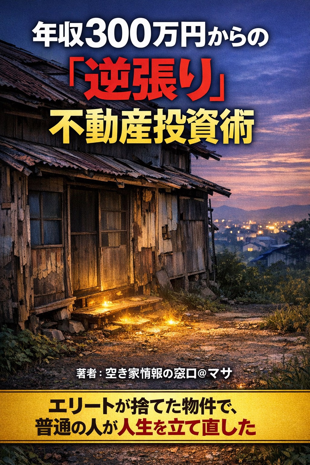 年収300万円からの逆張り不動産投資